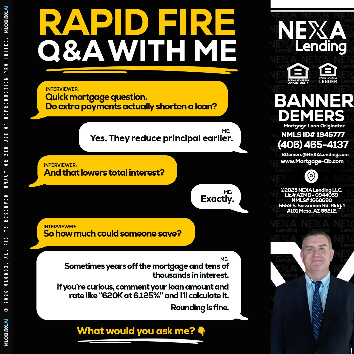 RAPID FIRE QA - Banner DeMers -Mortgage Loan Originator