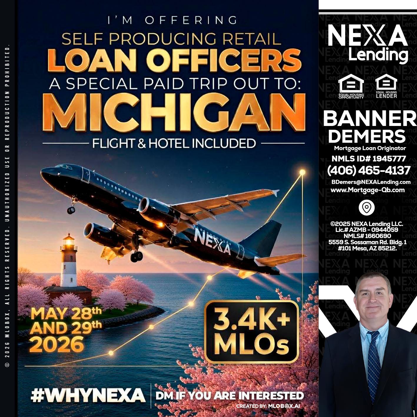 MICHIGAN TRIP - Banner DeMers -Mortgage Loan Originator